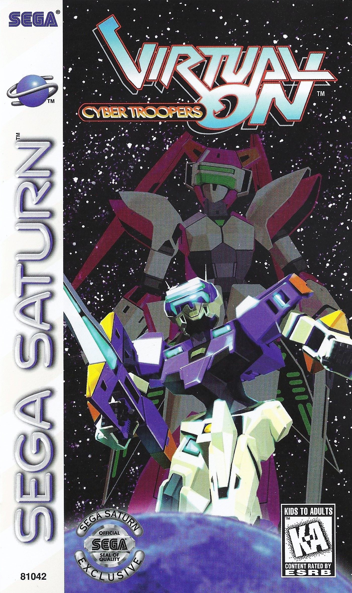 Virtual-On Cyber Troopers - Sega Saturn