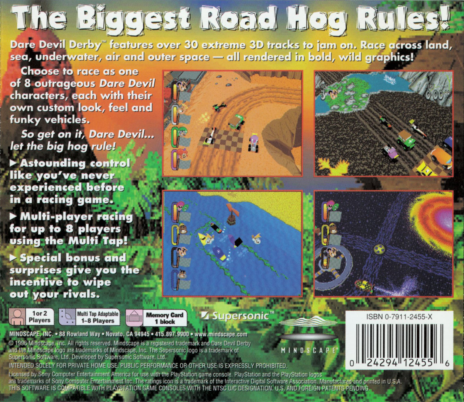 Dare Devil Derby 3D - Playstation