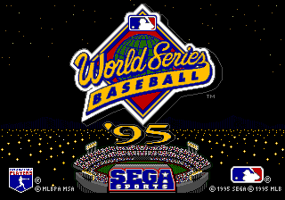 World Series Baseball 95 - Sega Genesis