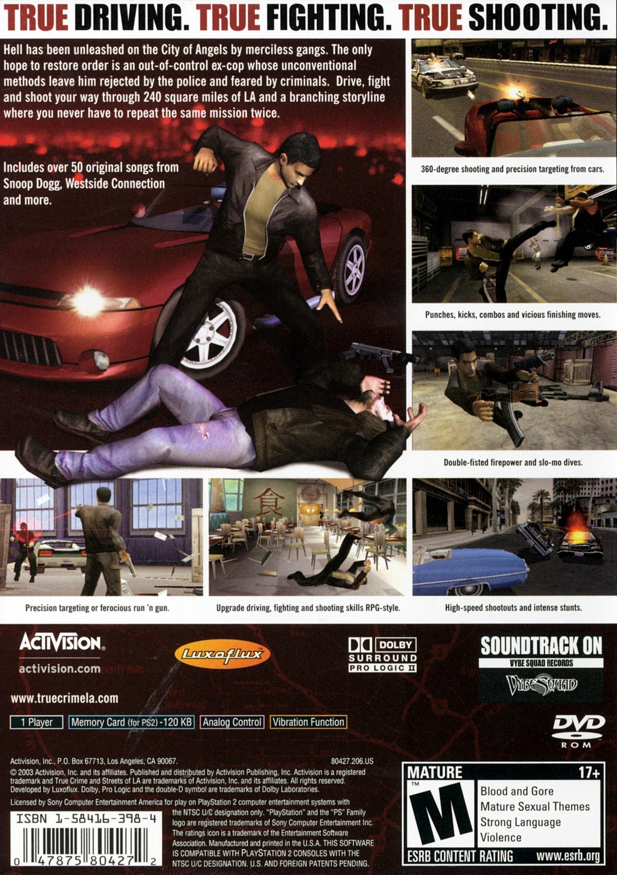 True Crime Streets of LA - Playstation 2 - Retro Island Gaming