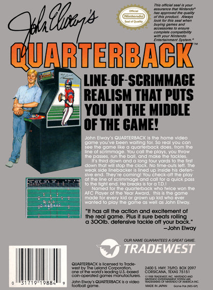 John Elway's Quarterback - NES - Retro Island Gaming