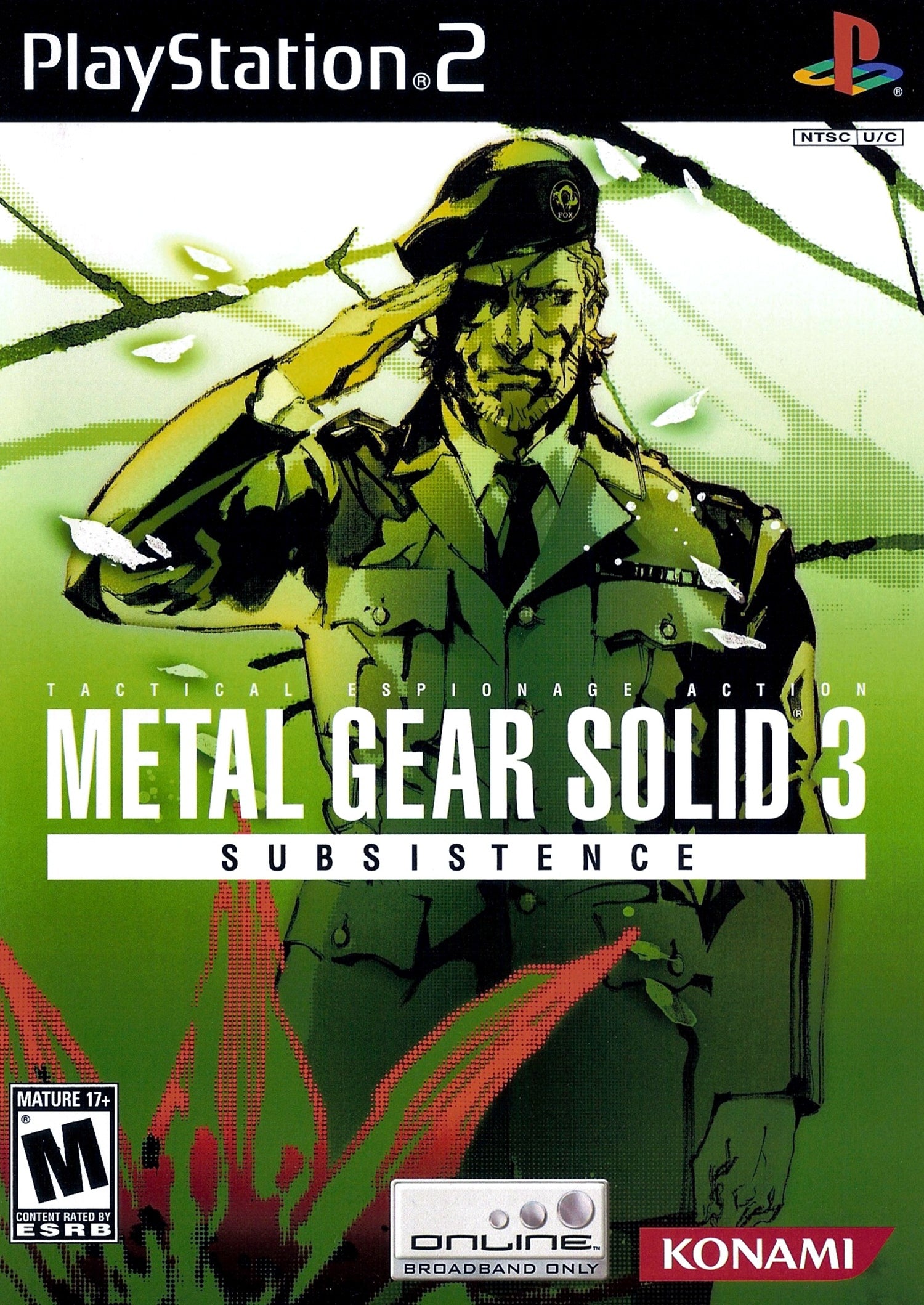 Metal Gear Solid 3 Subsistence - Playstation 2