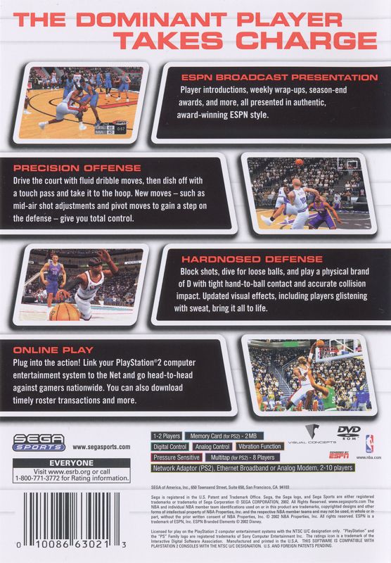 NBA 2K3 - Playstation 2