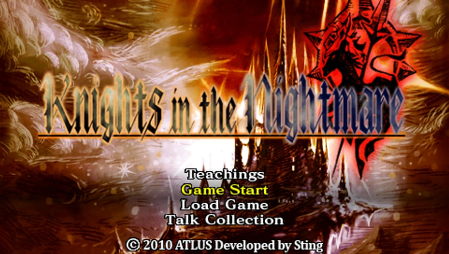 Knights in the Nightmare - PSP - Retro Island Gaming