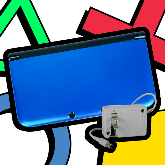 Black & Blue Nintendo 3DS XL System - Retro Island Gaming