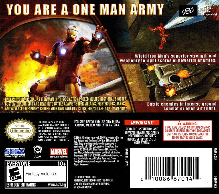 Iron Man - Nintendo DS