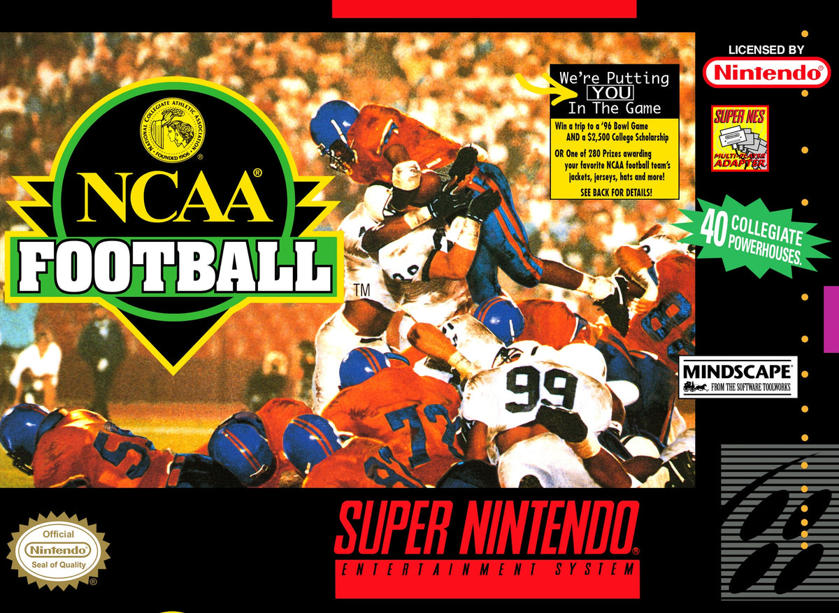 NCAA Football - Super Nintendo