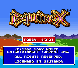 Equinox - Super Nintendo