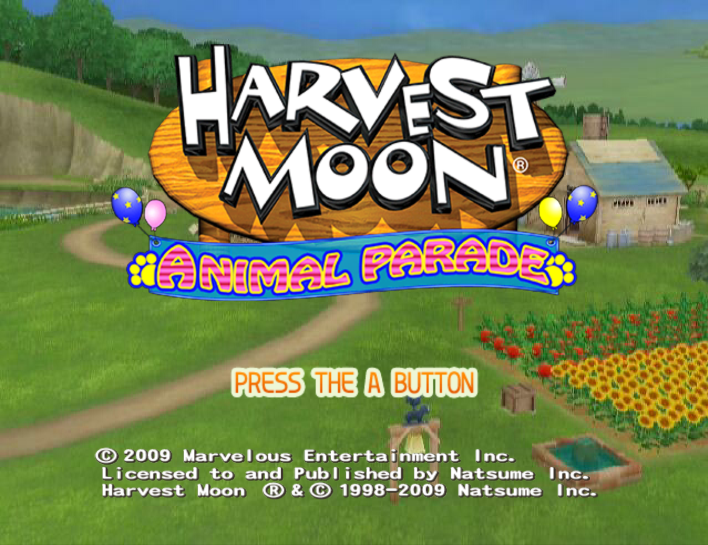 Harvest Moon: Animal Parade - Wii