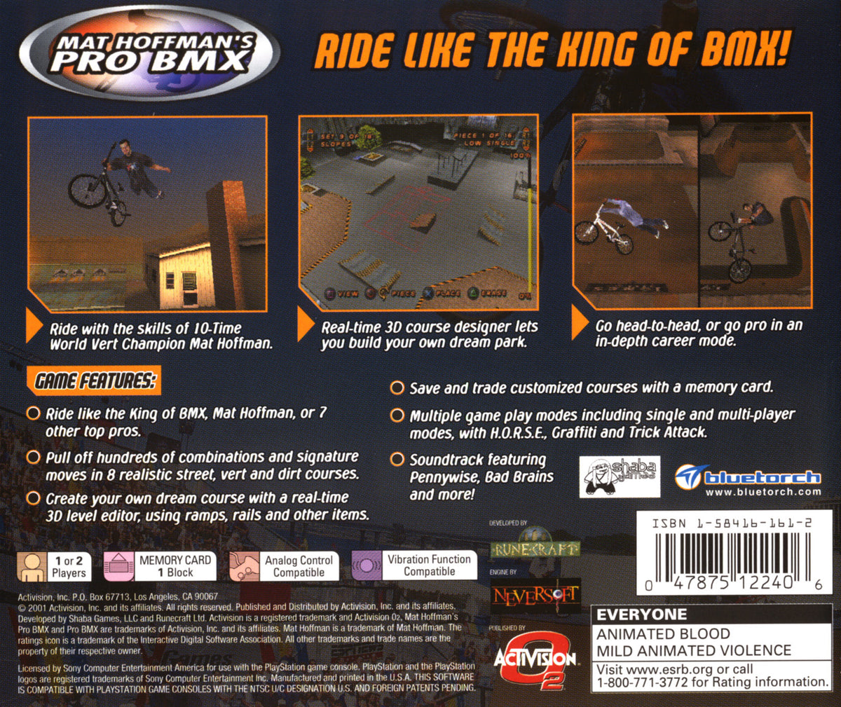 Mat Hoffman's Pro BMX - Playstation