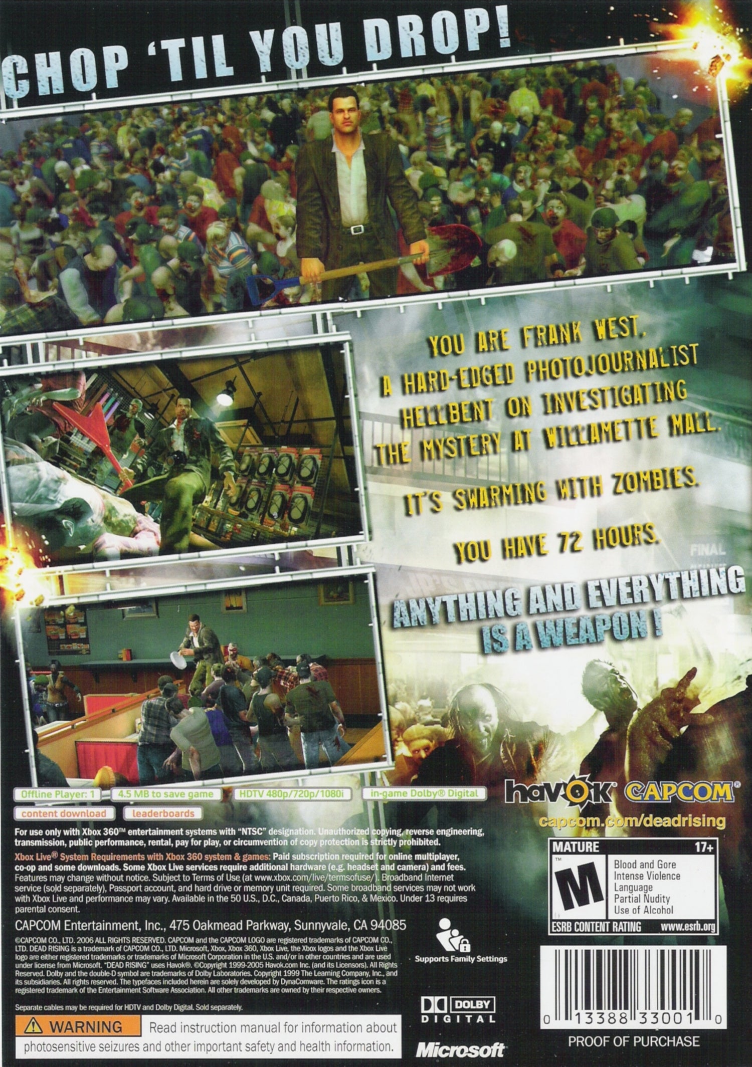 Dead Rising [Platinum Hits] - Xbox 360