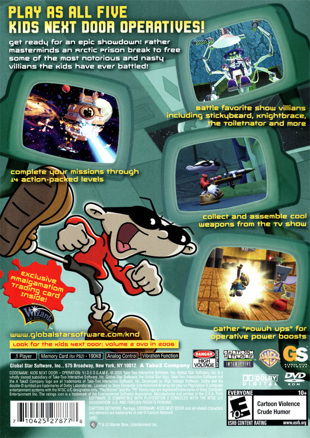 Codename Kids Next Door Operation VIDEOGAME - Playstation 2