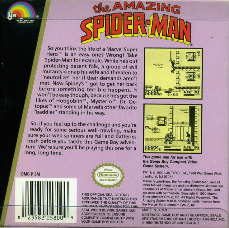 Amazing Spiderman - GameBoy