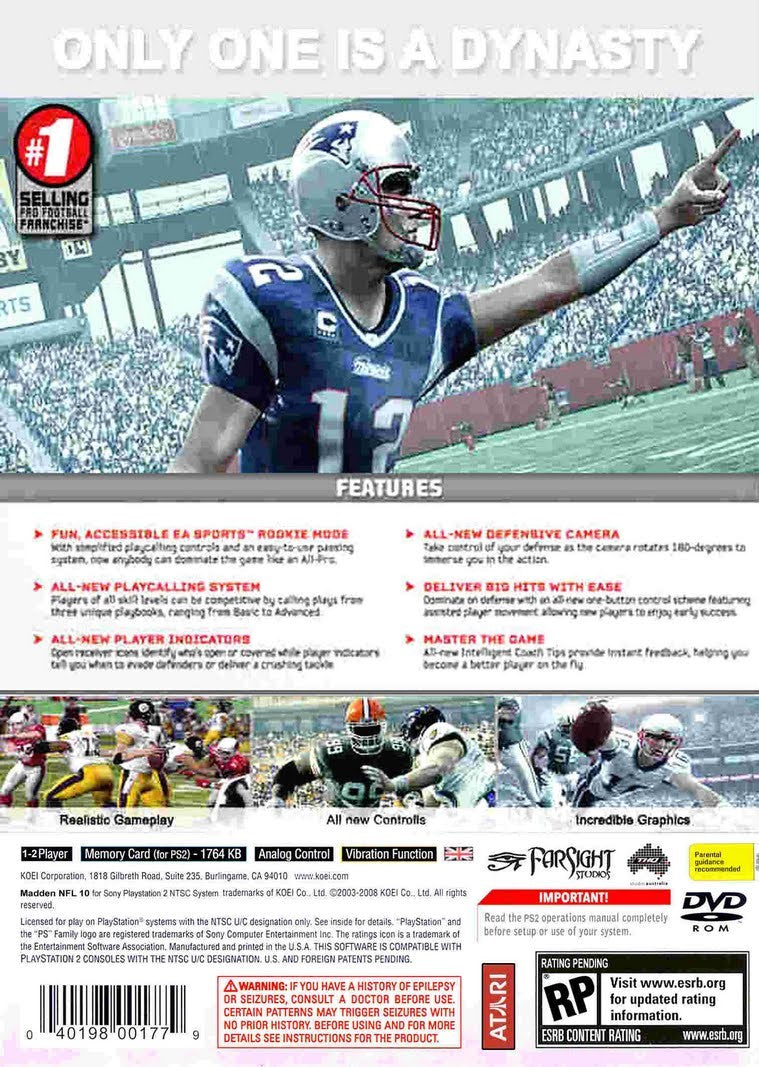 Madden NFL 10 - Playstation 2