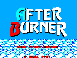 After Burner - Sega Master System
