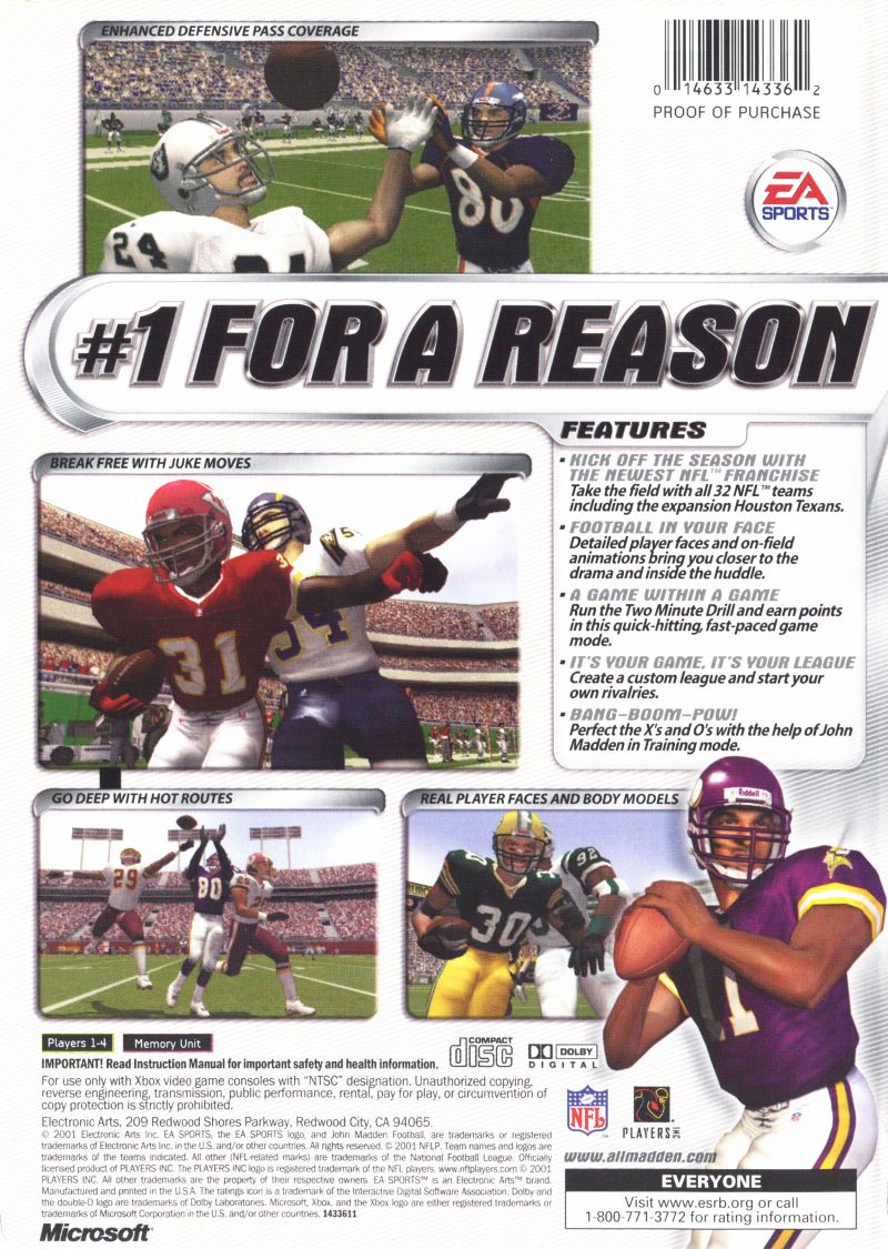 Madden 2002 - Xbox