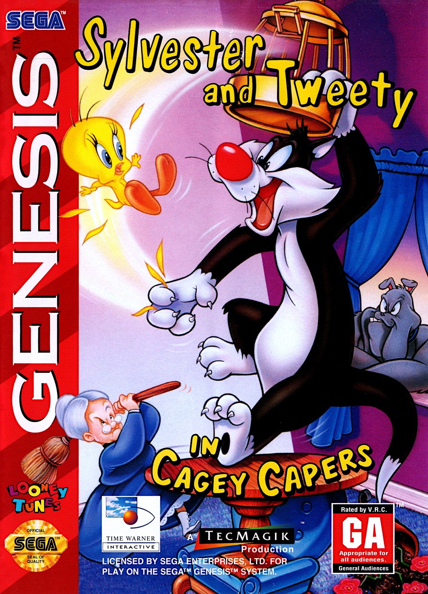 Sylvester and Tweety in Cagey Capers - Sega Genesis