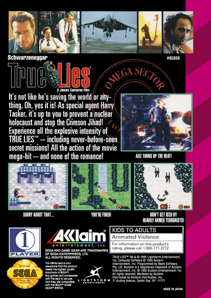 True Lies - Sega Game Gear