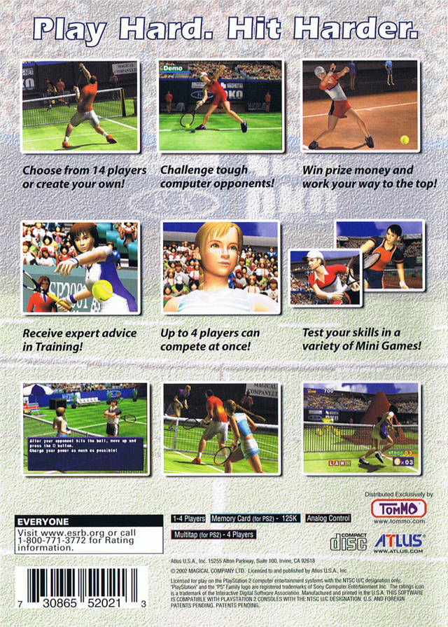 Hard Hitter Tennis - Playstation 2