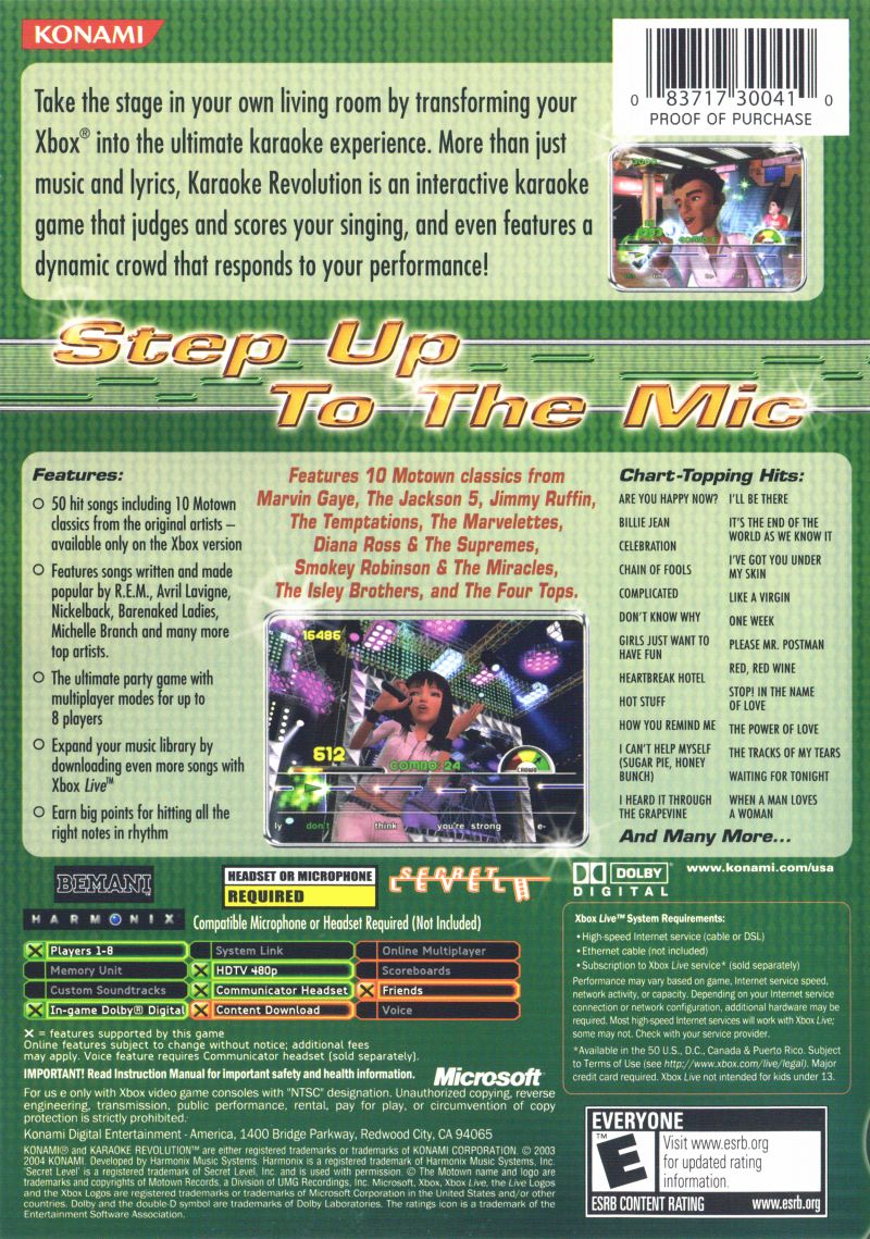 Karaoke Revolution - Xbox