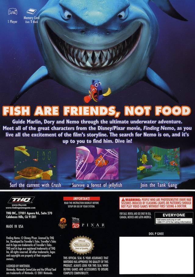 Finding Nemo - Gamecube
