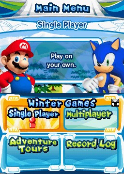 Super Mario Mario And Sonic Winter Olympics Ds Mario And Sonic At