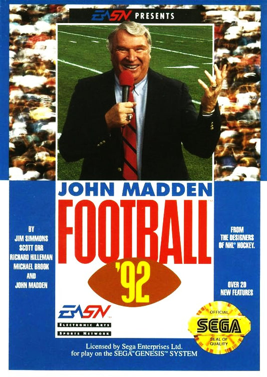 John Madden Football '92 - Sega Genesis - Retro Island Gaming