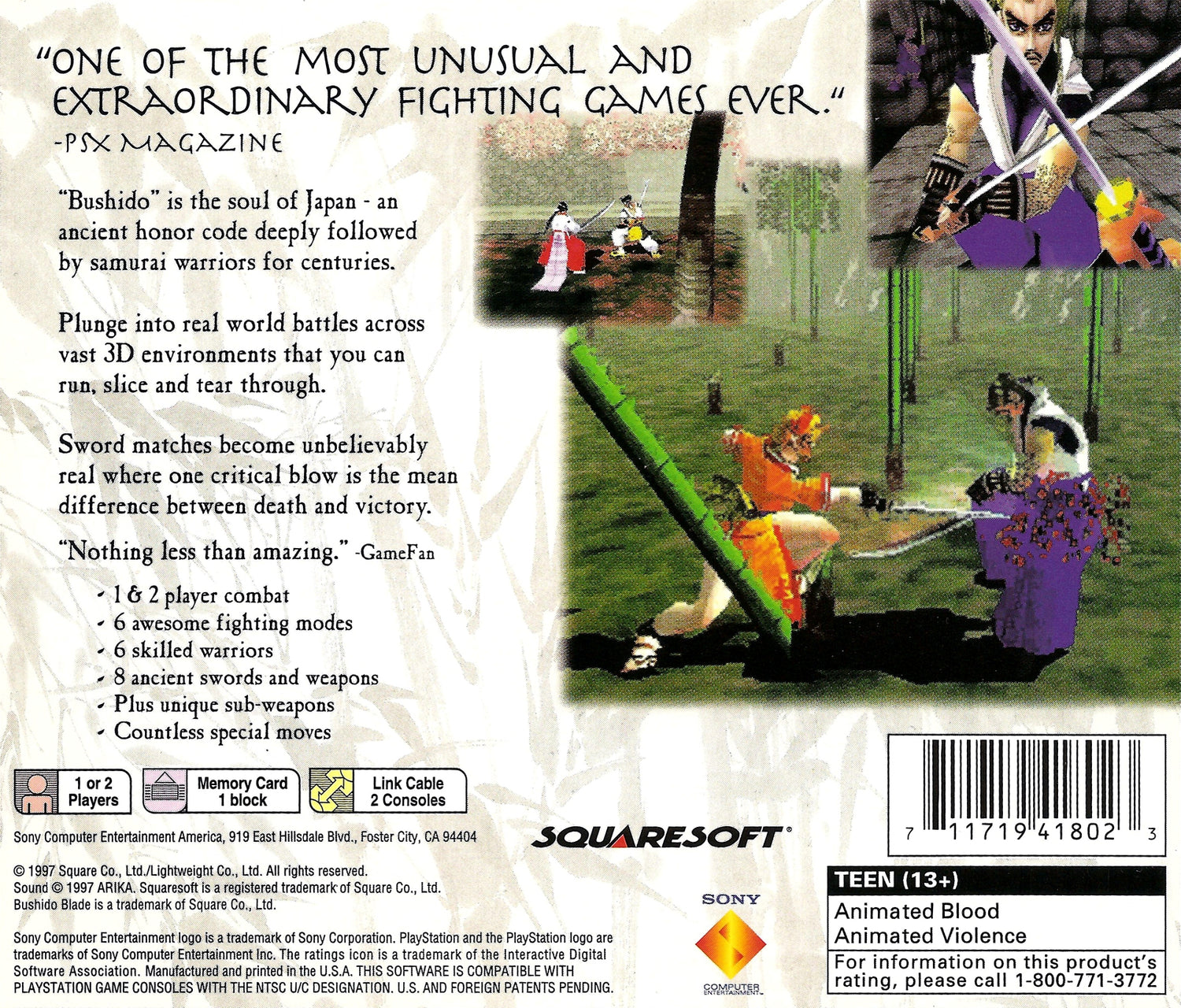 Bushido Blade - Playstation