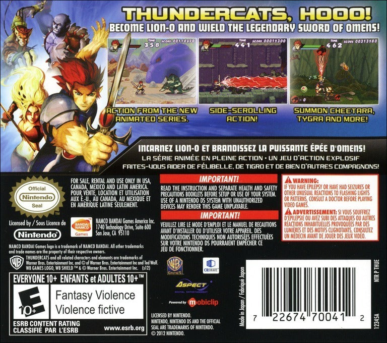 Thundercats - Nintendo DS