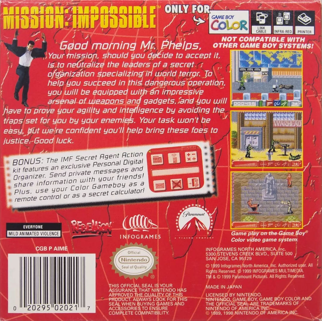 Mission Impossible - GameBoy Color