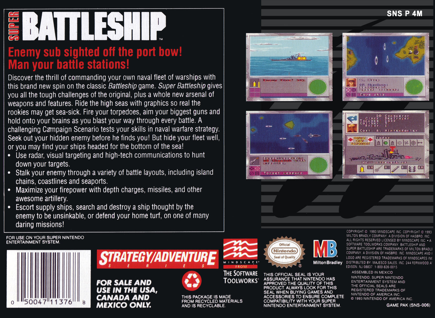 Super Battleship - Super Nintendo