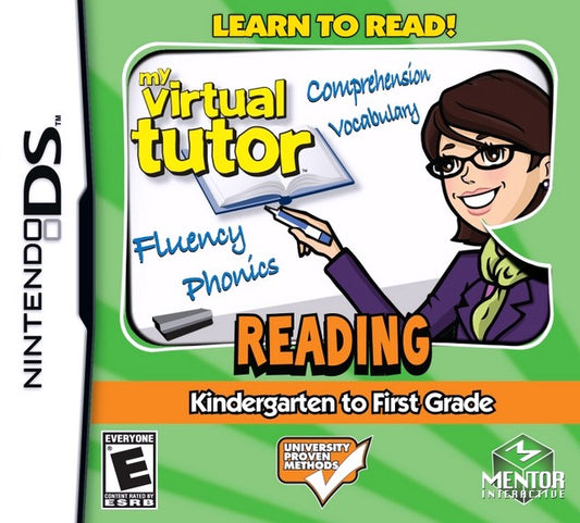 My Virtual Tutor Reading Adventure: Kindergarten to First - Nintendo DS - Retro Island Gaming