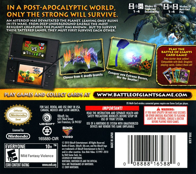 Battle of Giants: Mutant Insects - Nintendo DS