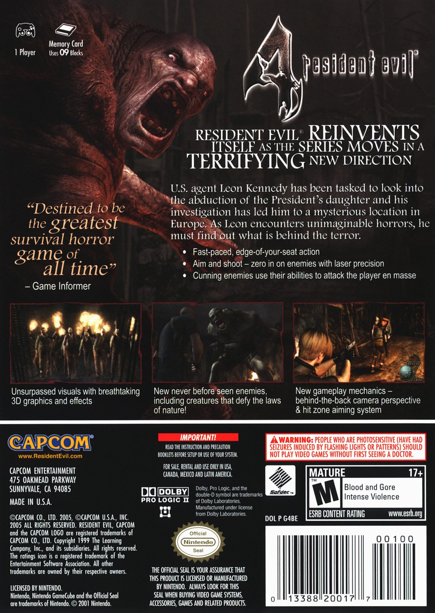 Resident Evil 4 [Player's Choice] - Gamecube