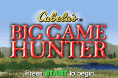 Cabela's Big Game Hunter - GameBoy Advance