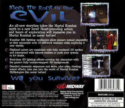 Mortal Kombat Mythologies: Sub-Zero - Playstation
