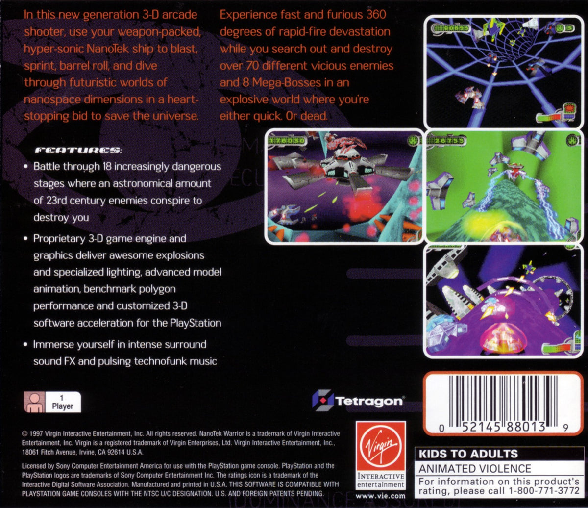 Nanotek Warrior - Playstation