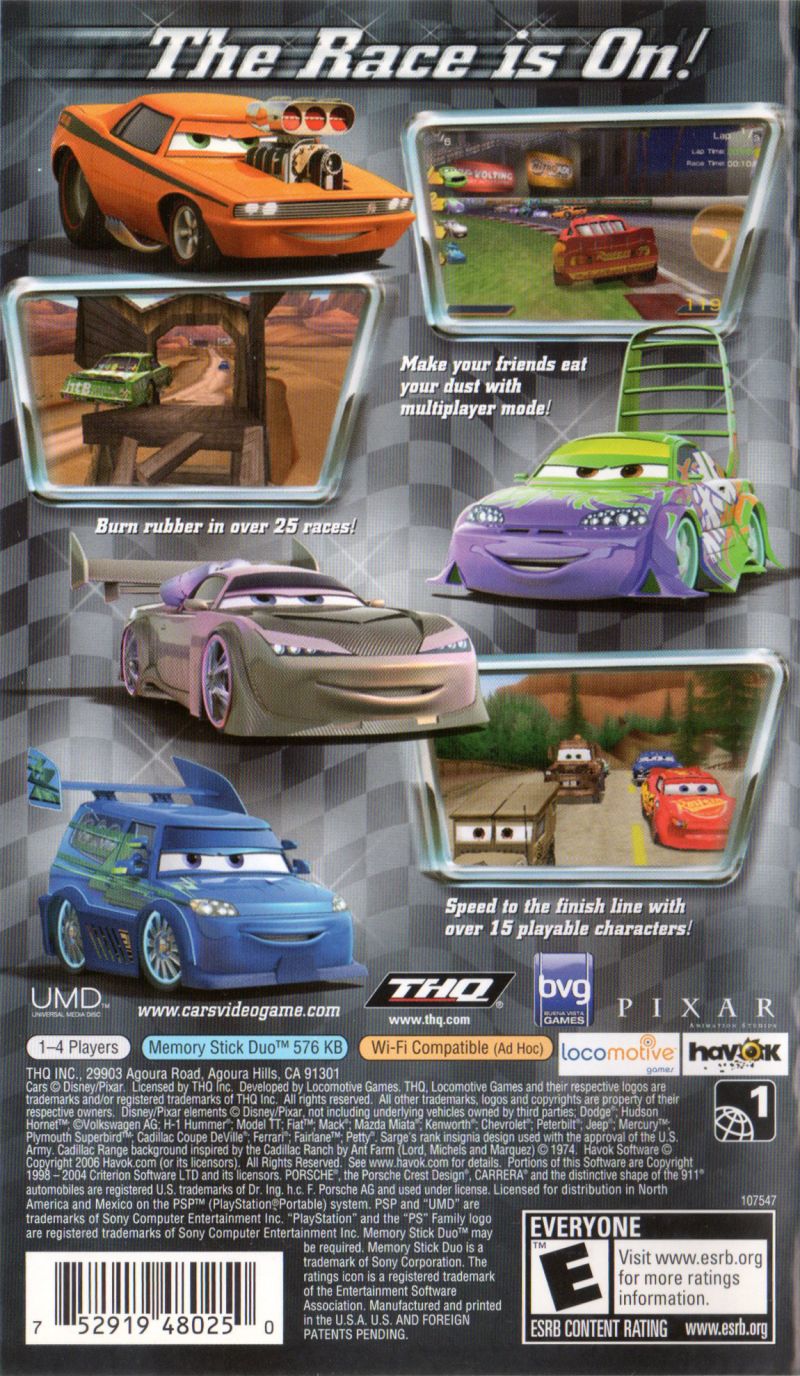 Cars - PSP - Retro Island Gaming