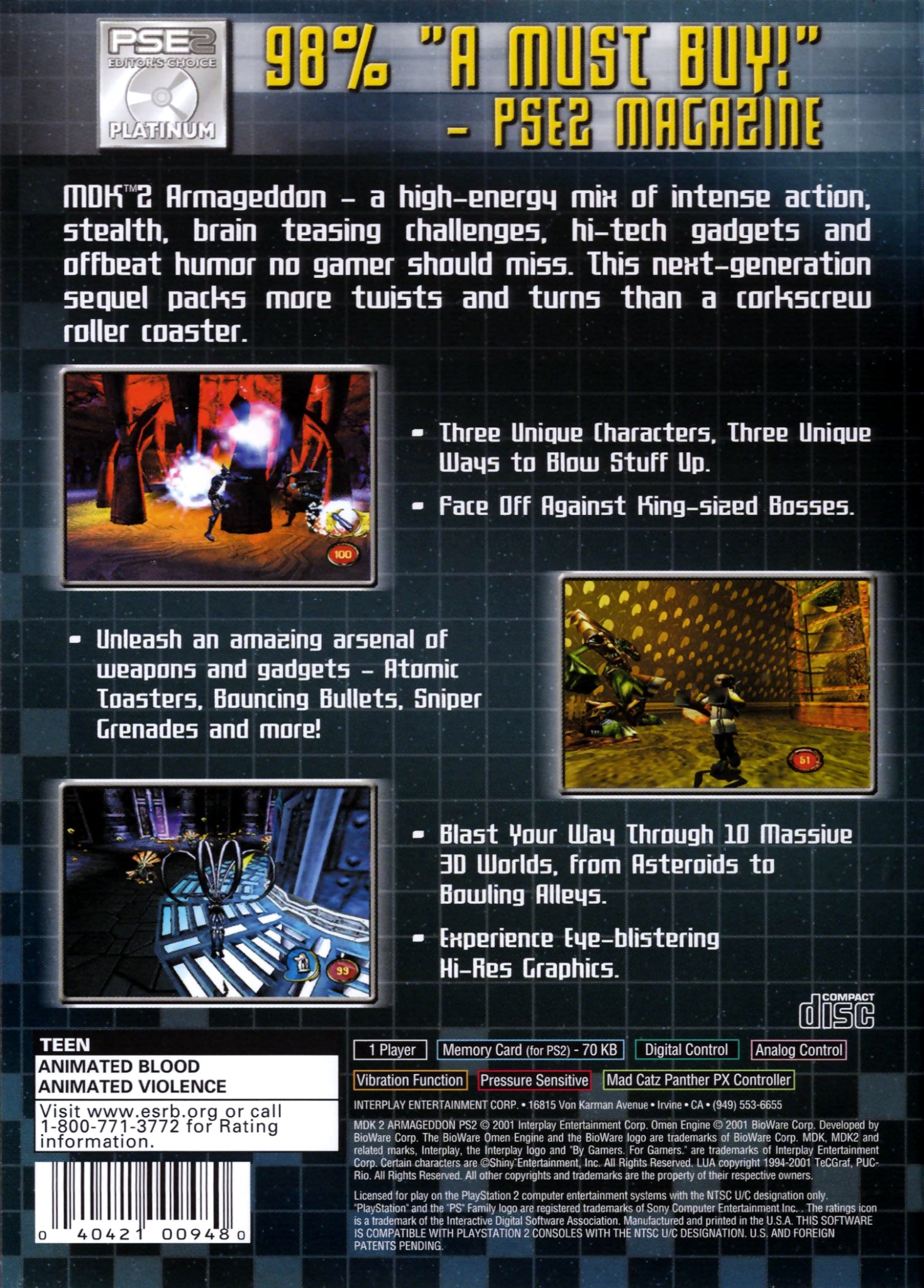 MDK 2 Armageddon - Playstation 2