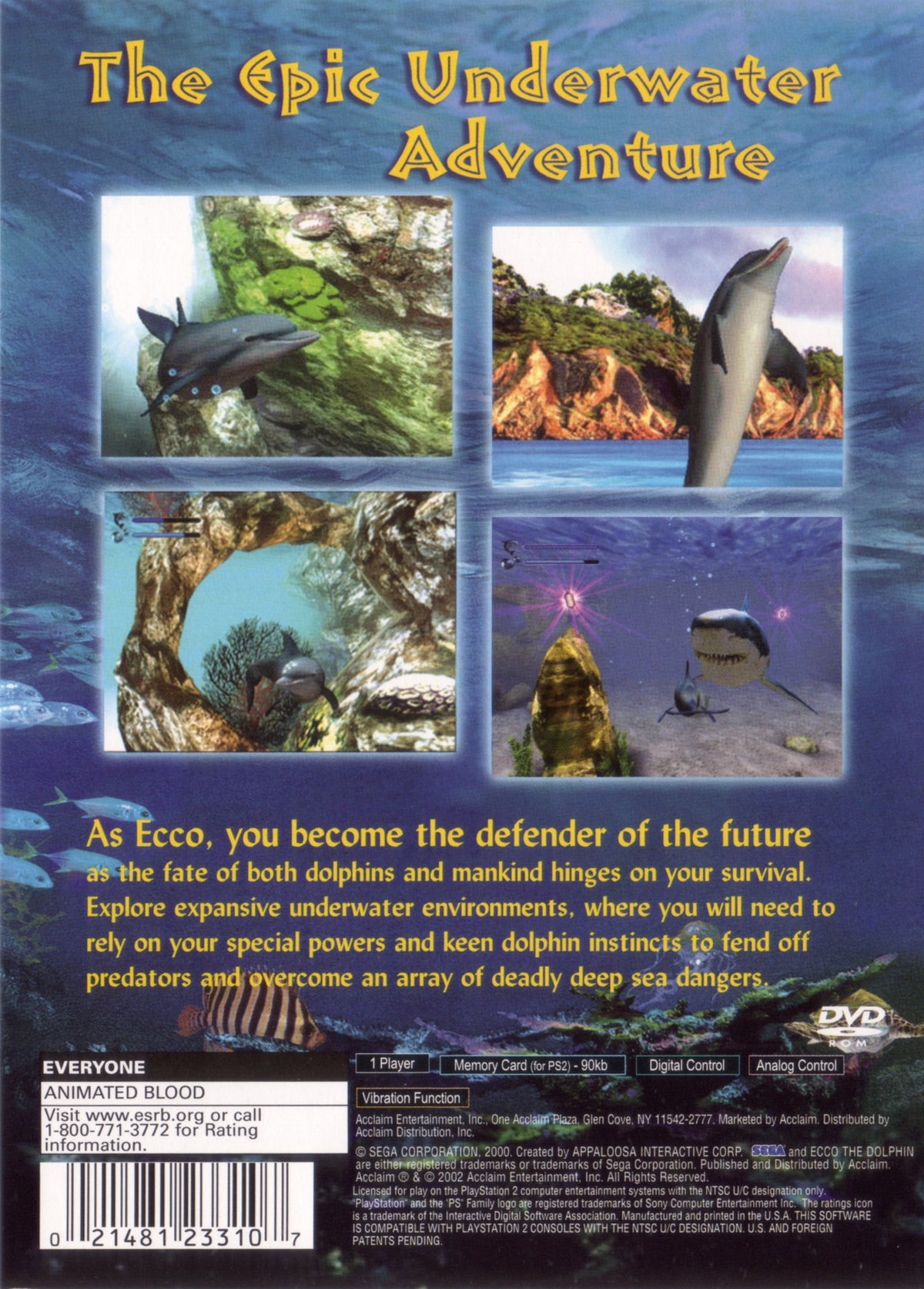 Ecco the Dolphin Defender of the Future - Playstation 2 - Retro Island Gaming