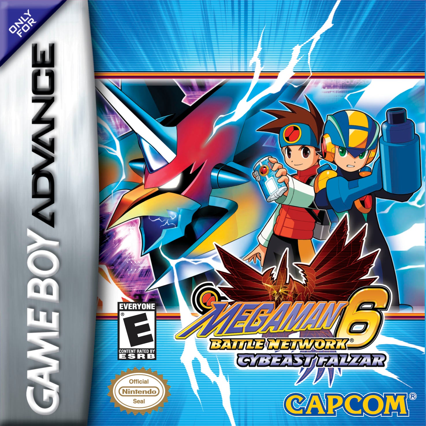 Mega Man Battle Network 6 Cybeast Falzar - GameBoy Advance