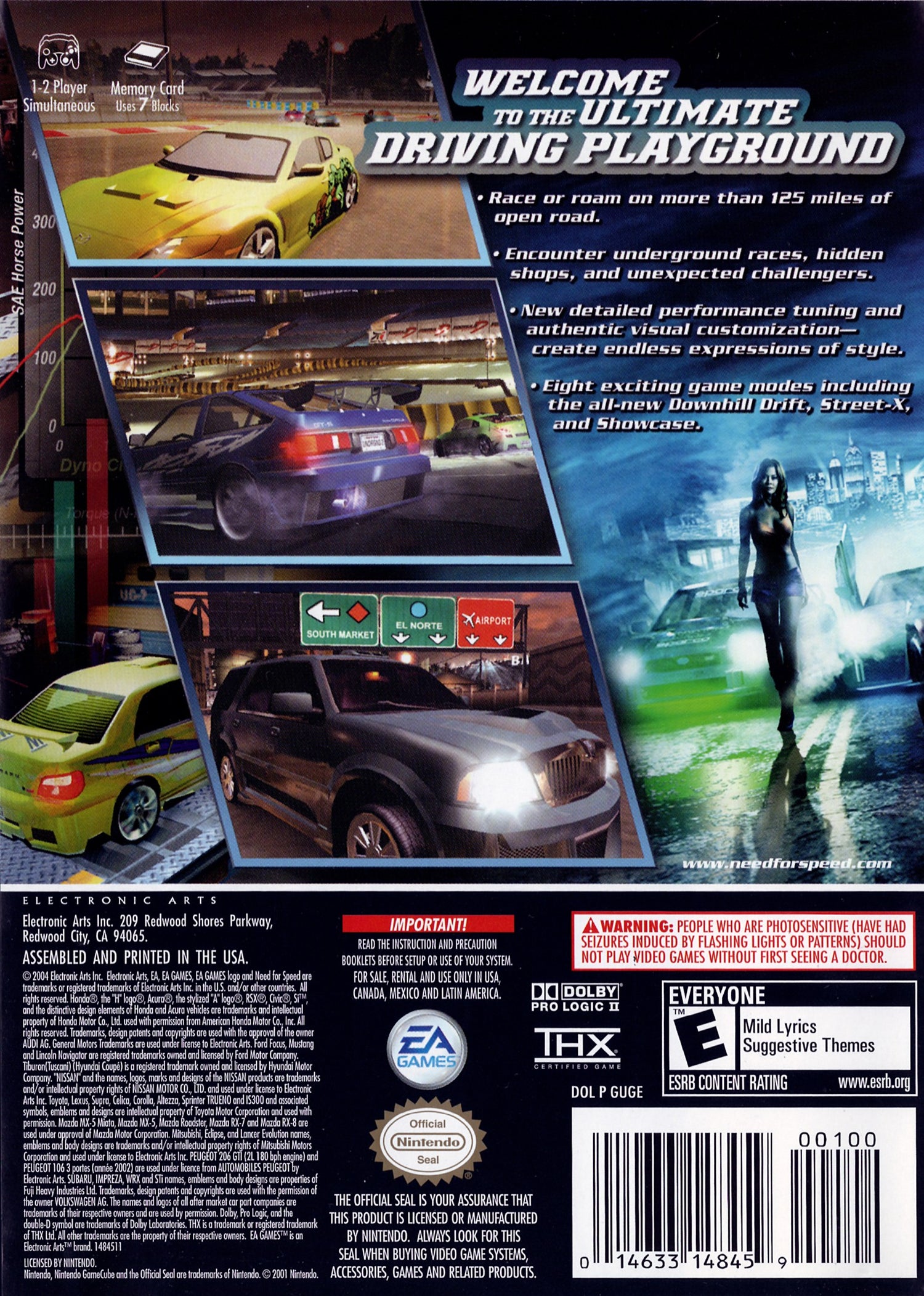 Need for Speed Underground 2 [Player's Choice] - Gamecube
