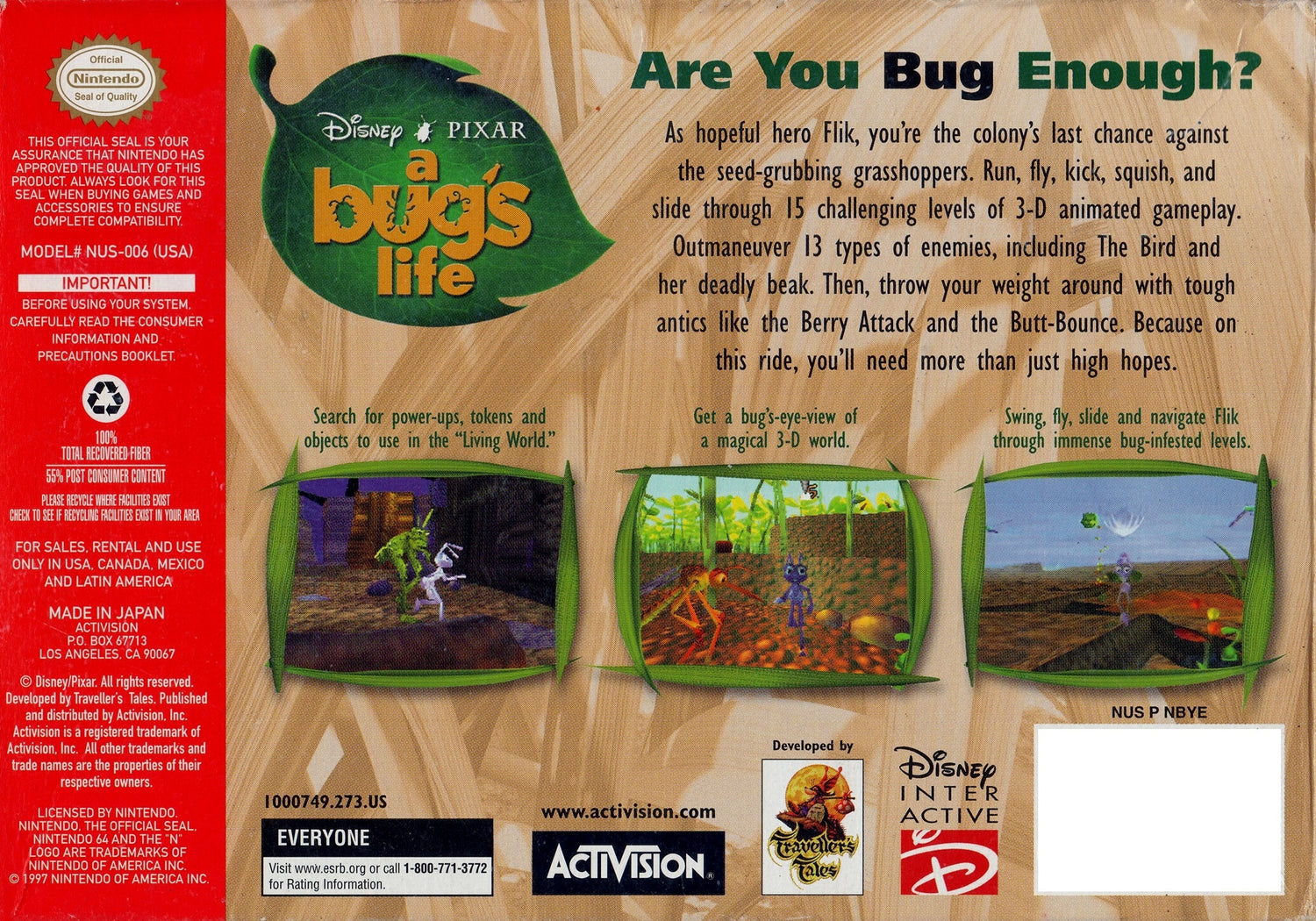 A Bug's Life - Nintendo 64