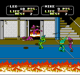 Teenage Mutant Ninja Turtles II - NES