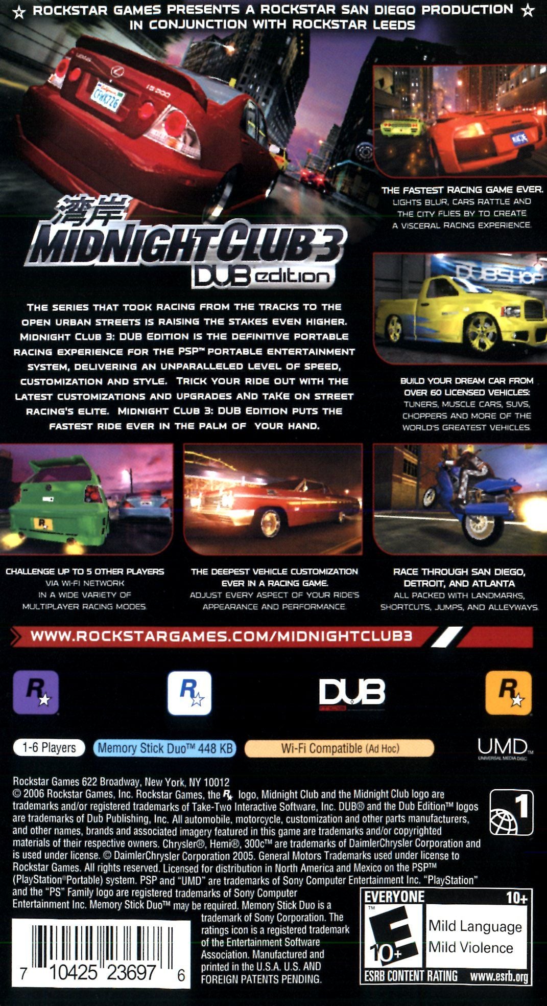 Midnight Club 3 Edición DUB - PSP