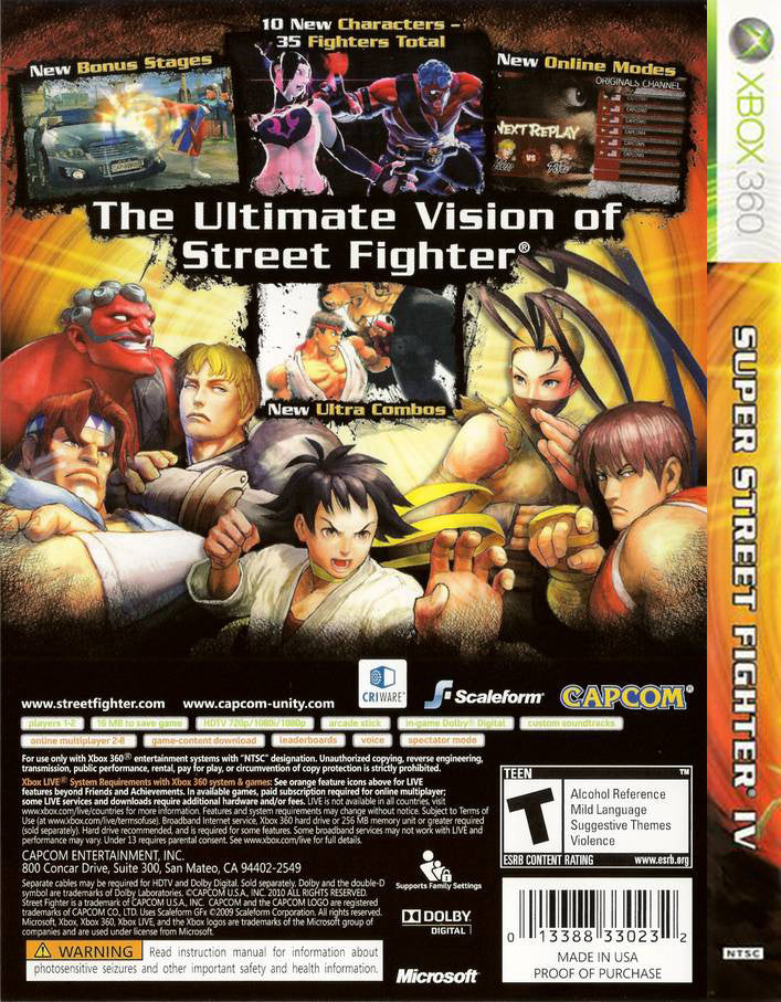 Super Street Fighter IV - Xbox 360