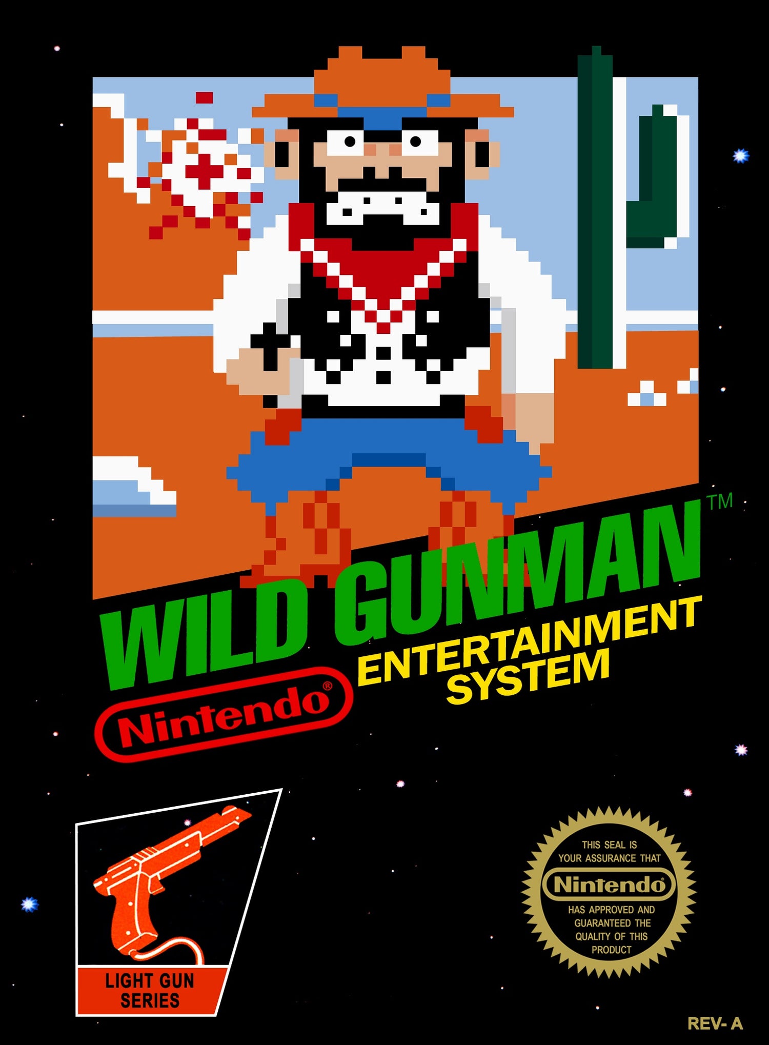 Wild Gunman [5 Screw] - NES