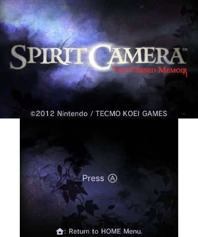 Spirit Camera The Cursed Memoir - Nintendo 3DS