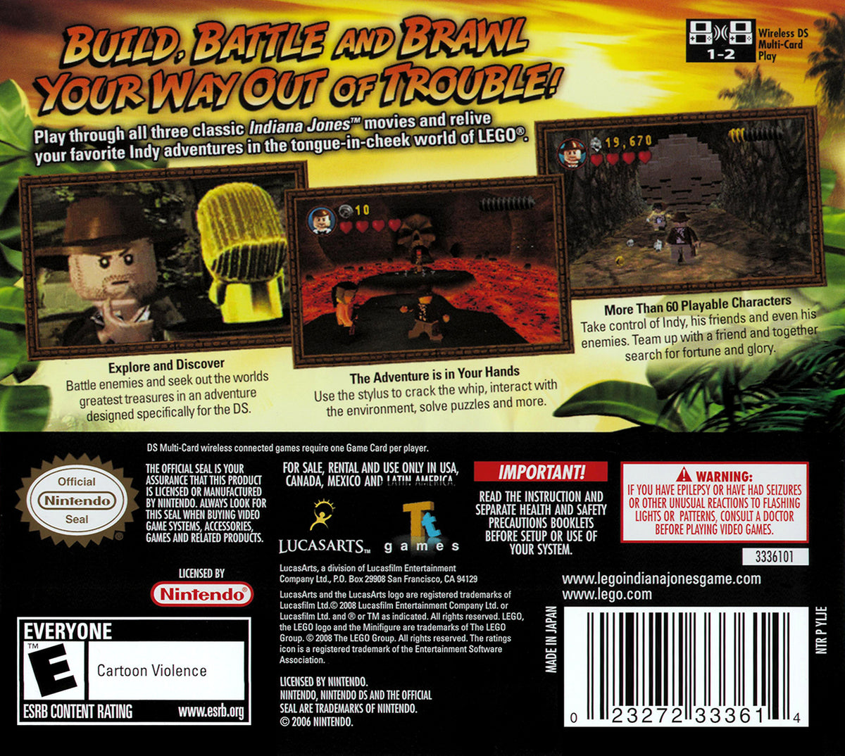 LEGO Indiana Jones The Original Adventures - Nintendo DS - Retro Island Gaming