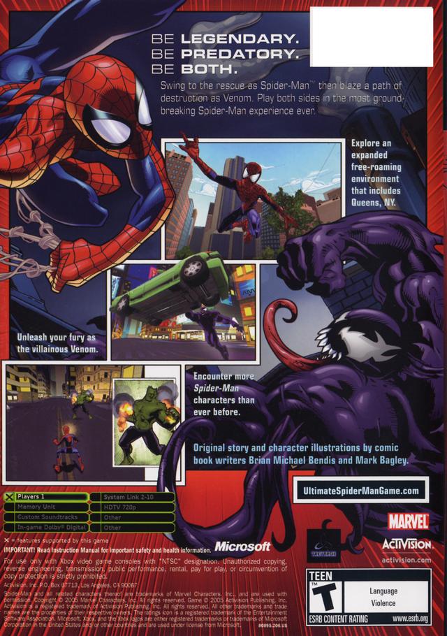 Ultimate Spiderman - Xbox